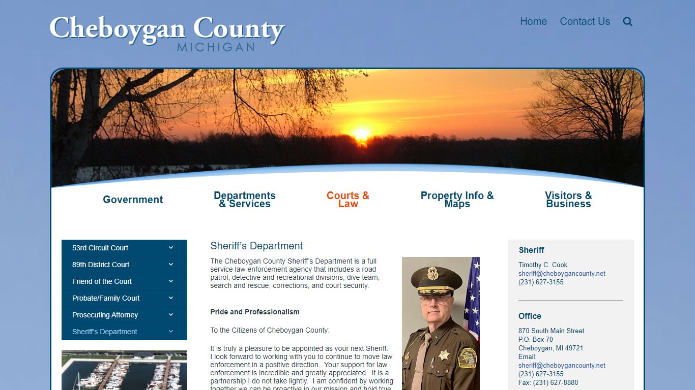 Sheriff’s Department - Cheboygan County Michigan